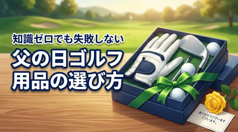 父の日のプレゼントでゴルフ用品を贈りたいけど詳しくない…選び方の正解は？